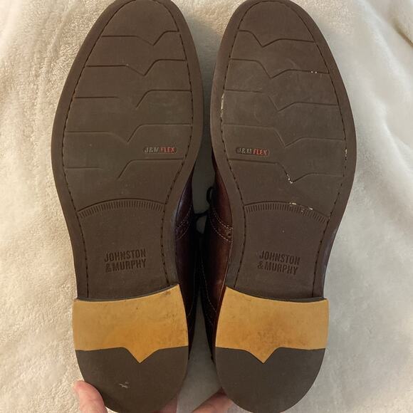 Johnston & Murphy Passport Saddle Lace Up Oxford Brown Size 13 - Picture 5 of 7